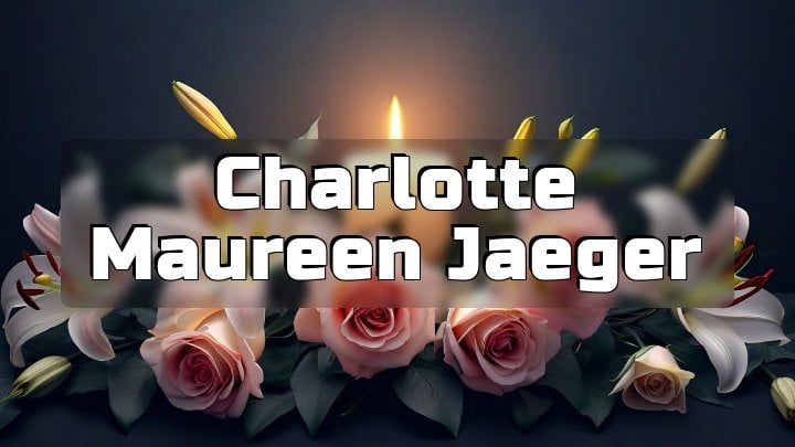 Charlotte Maureen Jaeger