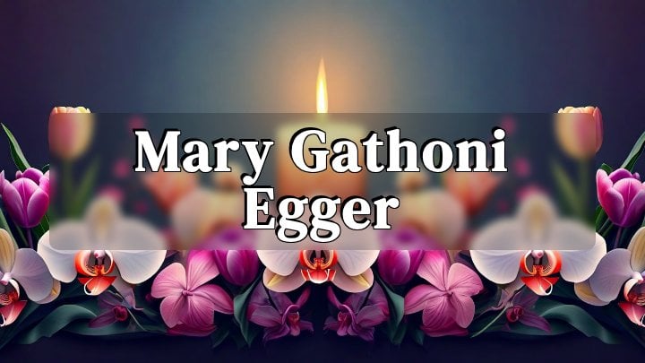 Mary Gathoni Egger, Madison, Wisconsin